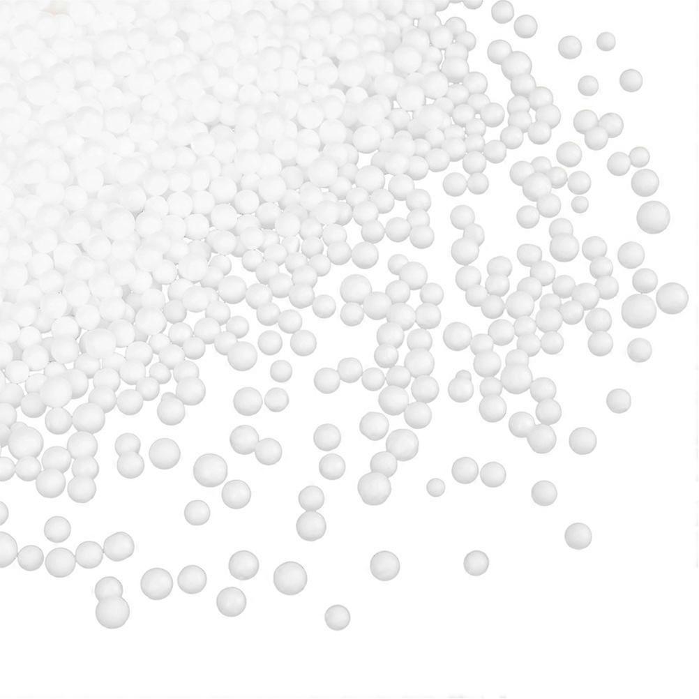 Foam Bean Bag Stuffing Beads for Daily Use Comfortable Support White 100% Odorless Filling 3.5