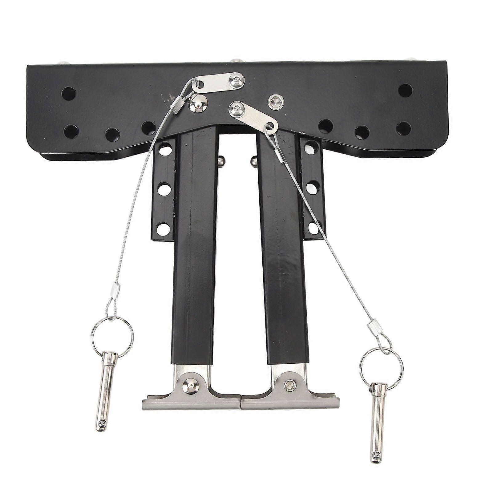 Adjustable RV step stabilizer kit improves trailer and motorhome stability