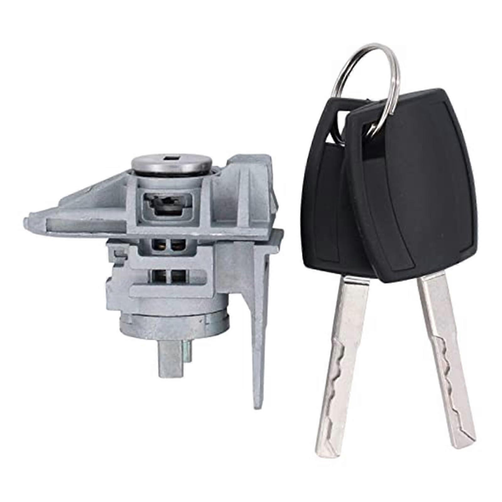Front door lock cylinder with keys, for Kuga Mk1 Cmax, for Focus, for Galaxy Mk2, for Mondeo, Mk4 Smax 1552849 car door lock actuator