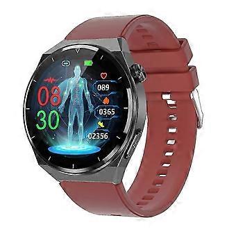 1.39 inch IP68 Waterproof Silicone Band Smart Watch Silicone Band (Red)