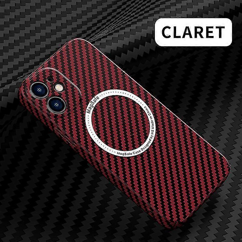 Slim Hard PC Carbon Fiber Texture Case for iPhone 14 13 12 11 Plus Pro Max Pro