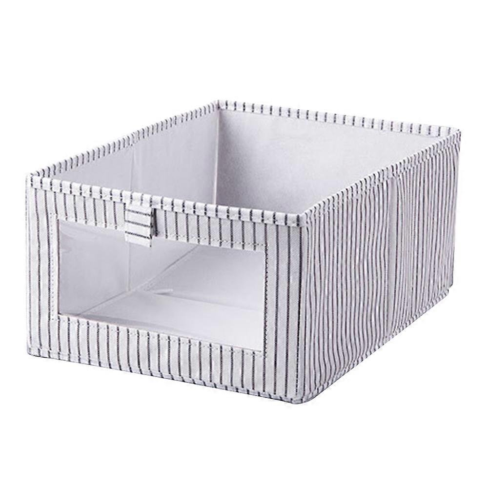 Foldable Storage Basket with Non Woven Fabric for Clothes and Toys Organizing at Home Assorted Color