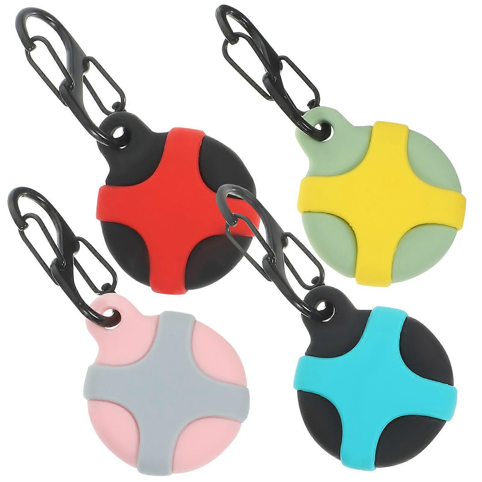 Compatible Tracker Cover 4Set Assorted Color Silicone Protector Portable Anti-drop For Outdoor Use