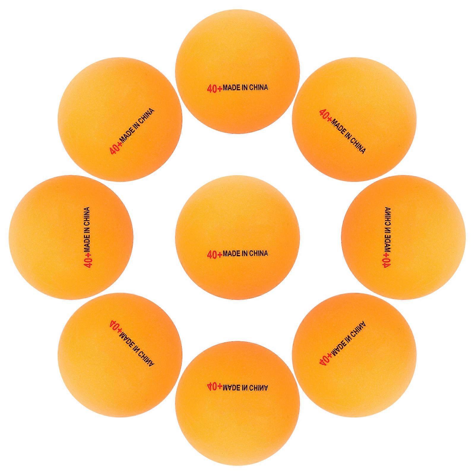 50pcs Yellow Star Table Tennis Balls High Bounce Training Balls for Beginners Practice Indoor Game Competition Compatible with Serving Machine