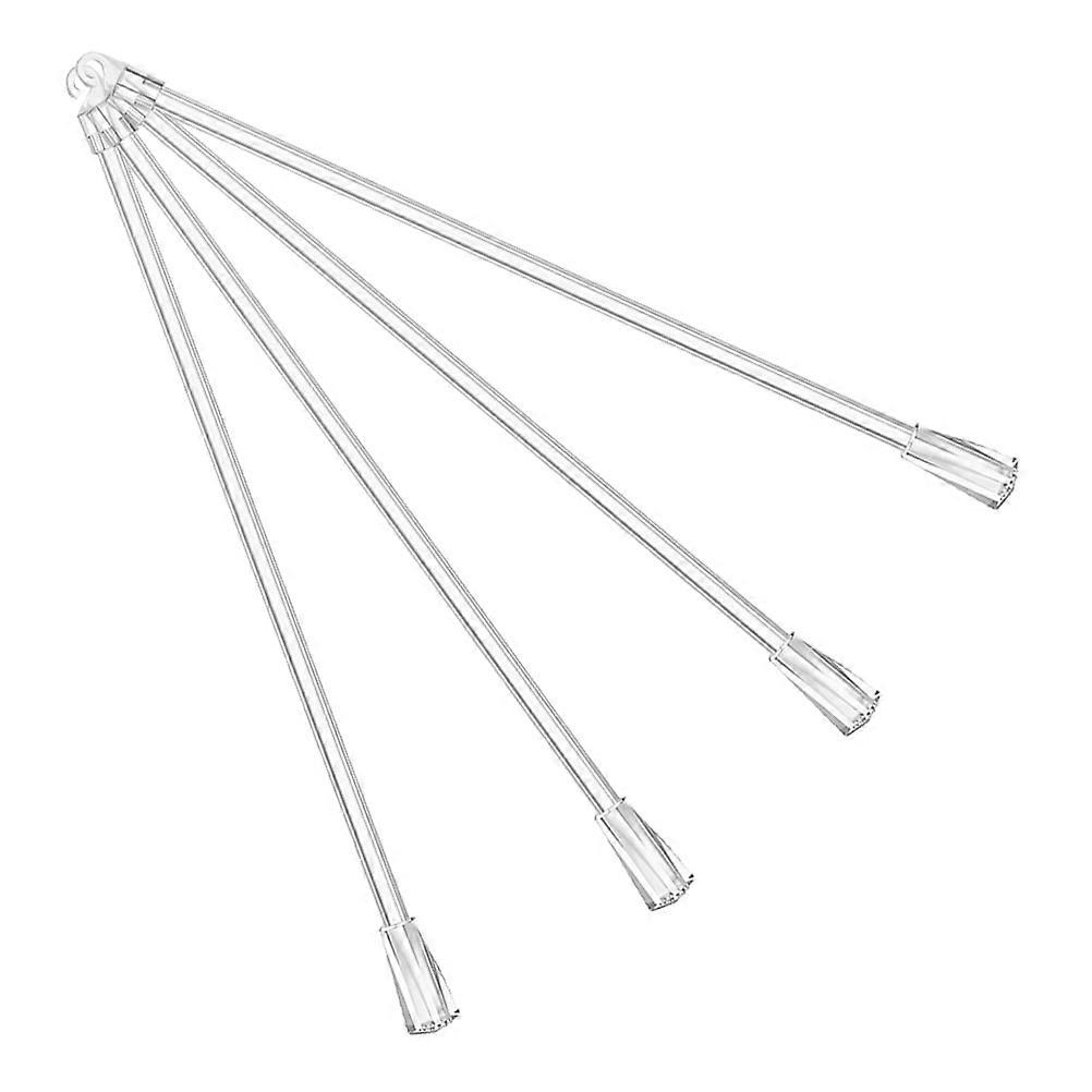 Tilt Curtain Rod For Window Blinds Easy Installation Secure Hook Design 60.00X1.50X1.50CM 4Pcs