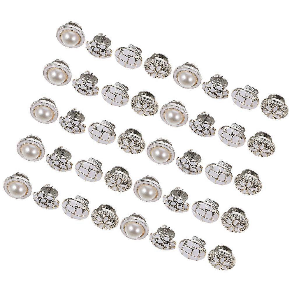40pcs Decorative Clothing Pins for Dresses & Jeans – Easy Installation, Stylish Upgrade for Fashion Projects, Prevents Accidental Exposure