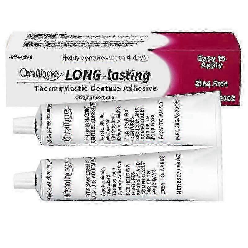Denture Adhesive, Thermoplastic Denture Adhesive, Comfortable, Secure Denture