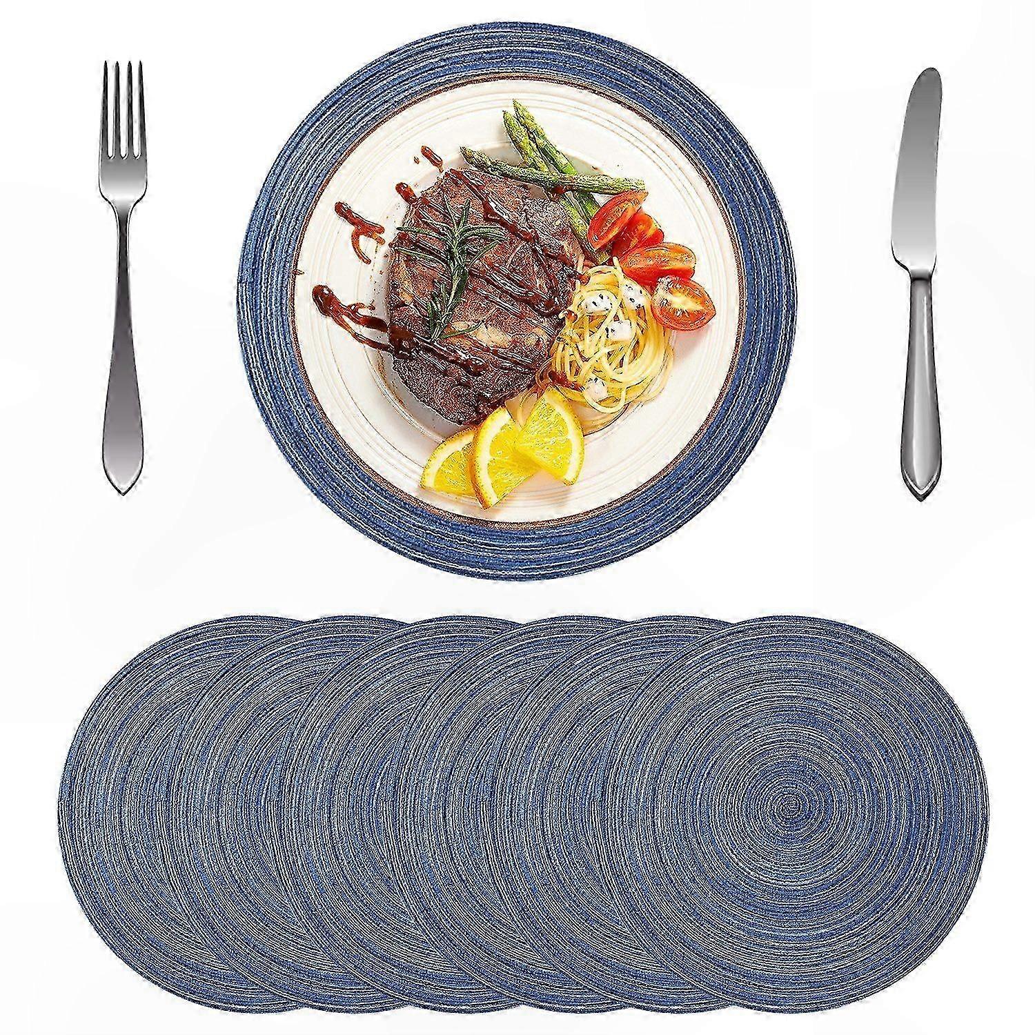 Dining Table Placemats, 38 cm, Decorative and Protective Tableware Accessories
