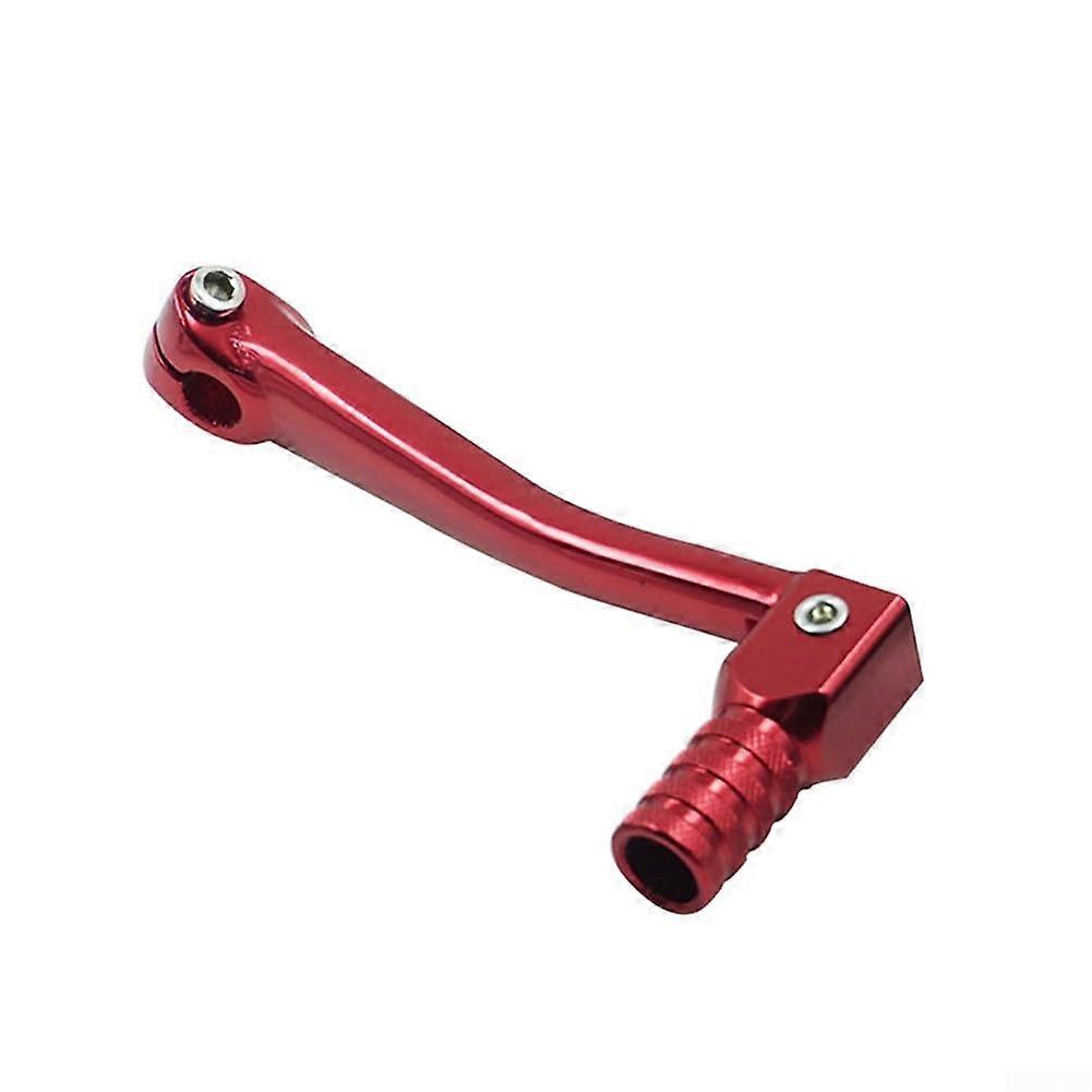 CNC Machined Folding Shift Lever - Colored Aluminum Motorcycle Accessory, Red, For Various Motorcycles