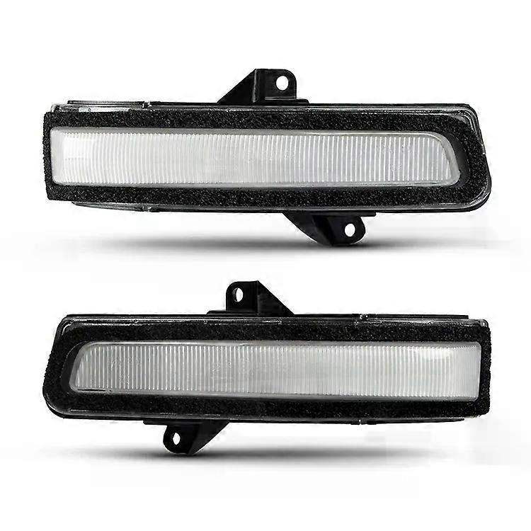 2PCS New LED DRL + Dynamic Turn Signal Lights Rearview Mirror Indicator Lamp Blinker for Suzuki Swift 2012+