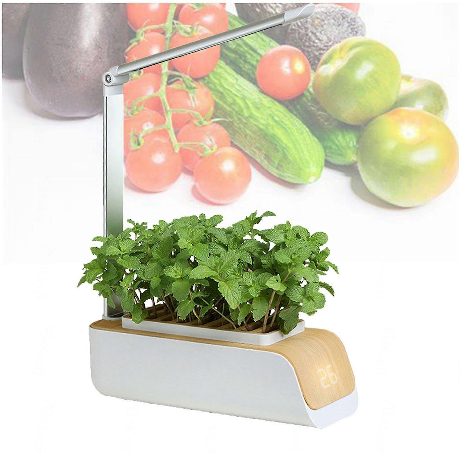Hydroponics System, Lamp For Plants Retractable Light Pole,Automatic Fill Light, Indoor Grow Systems, Suitable for Seedlings/Seeds/Succulents