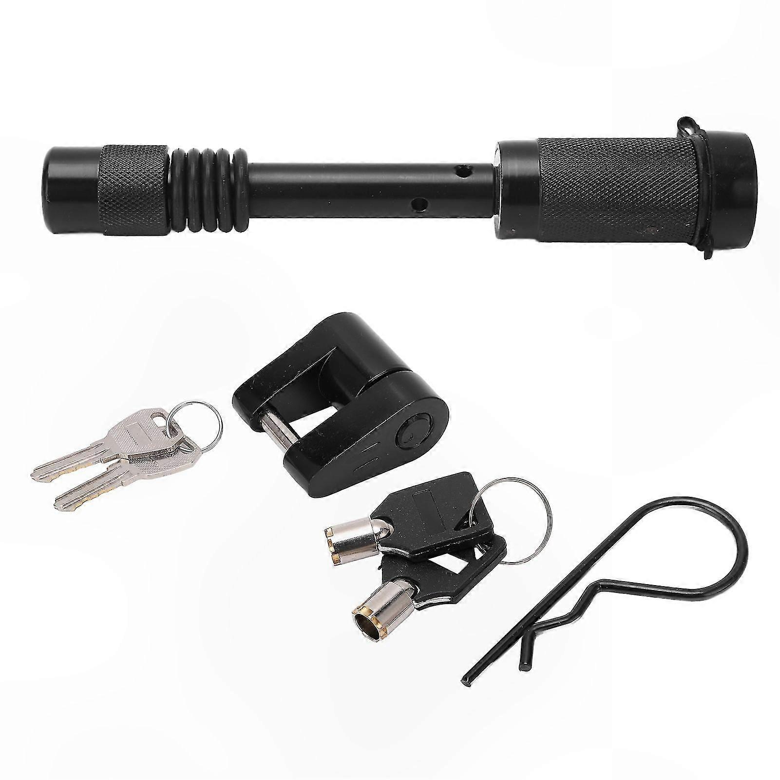 Zinc Alloy Coupler Lock for RV and Truck Trailers, 1/4in Anti-Theft Security Solution