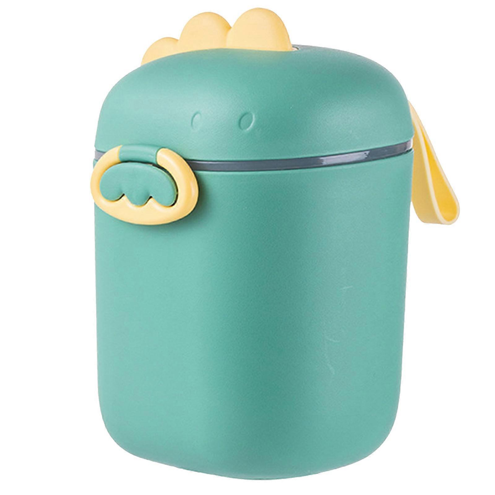 Powder Container Formula Dispenser for Home Use Baby Food Container Made of Green Pp Material with Hygienic Storage Function 1Set