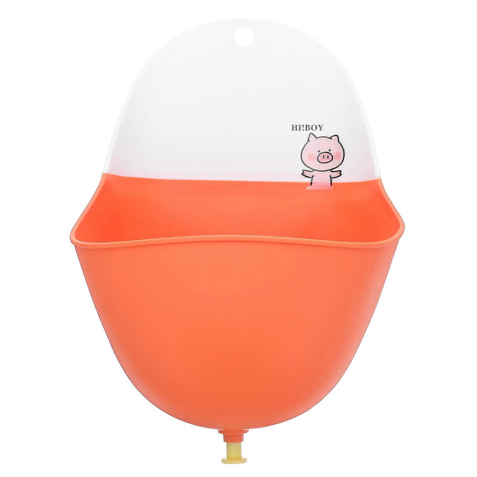 Boy Potty Training Urinal with Cute Cartoon Design, Durable and Easy to Clean Standing Potty for Toilet Training Boys, Portable and Space Saving