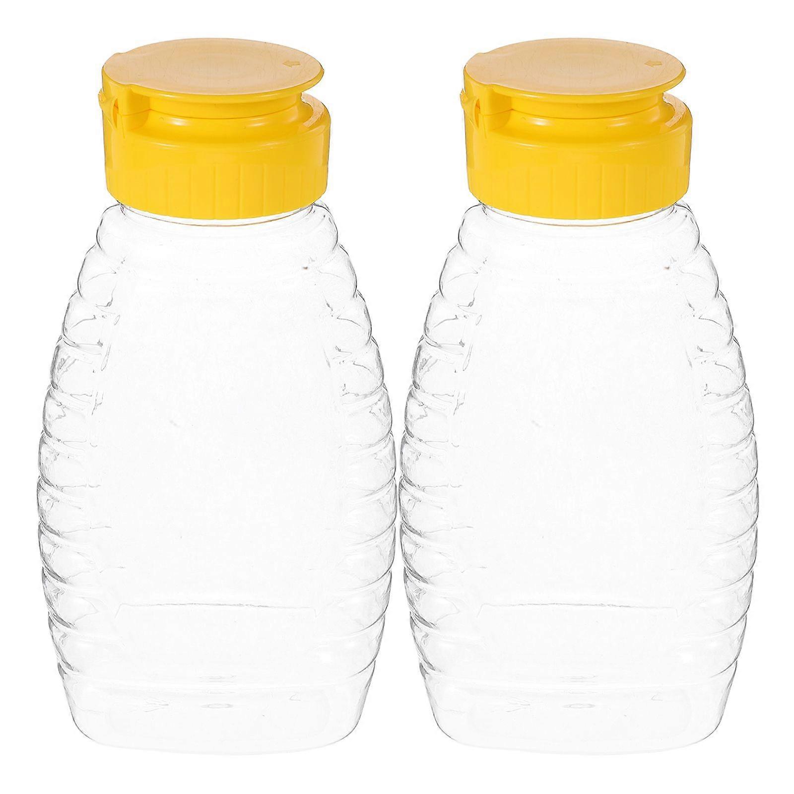 2pcs Condiment Bottle Squeeze Sauce Container Squeeze Bottle Condiment Containers Squeeze Bottle Syrup Dispenser Bottle Honey Bottles Squeeze