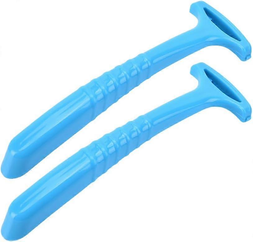 2 PCS Plastic Portable Pedicure Scraper, Removes Heel Calluses