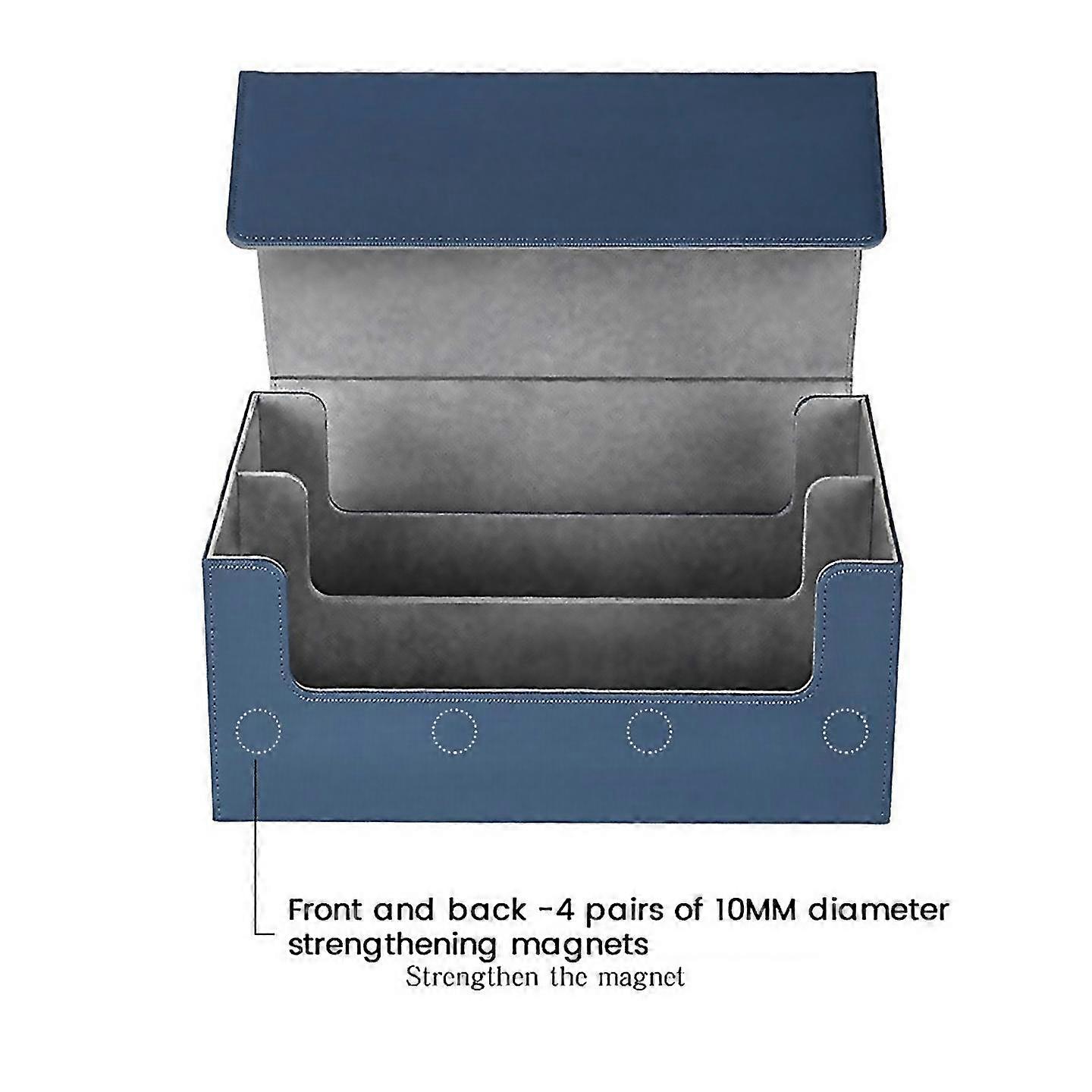 For Card Storage Box For Trading Cardscard Deck Caseblue
