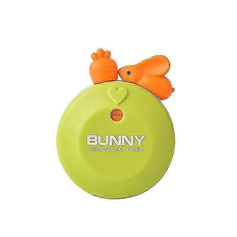 Kitchen Cooking Timer Rabbit Mechanical Manual Alarm Reminder - White