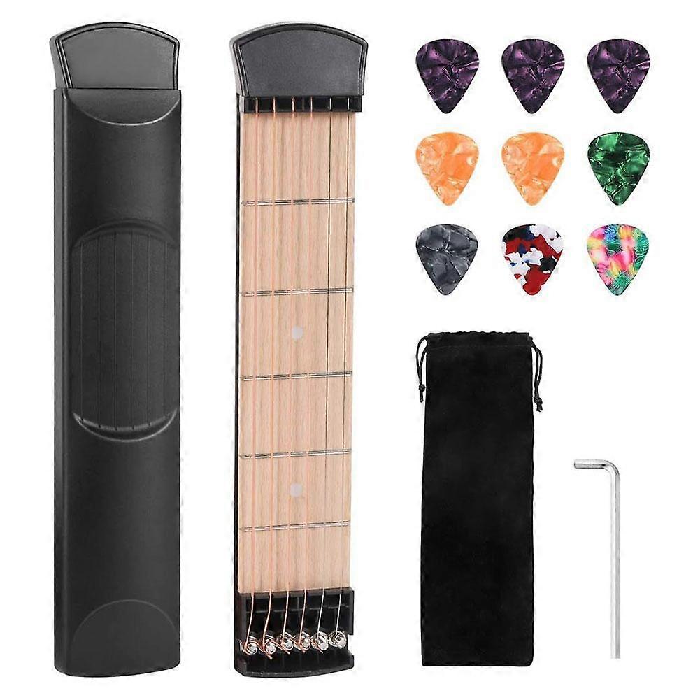 Pocket Guitar 6 Fret Portable Guitar Chord Practice Tool For Beginners