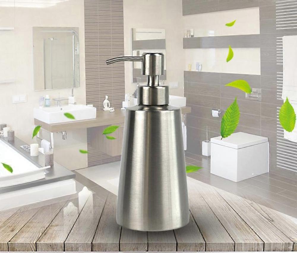 Stainless steel soap dispenser