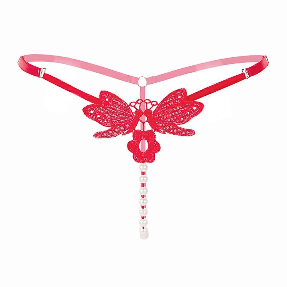 Fashion Pattern Briefs Curve Nylon T-shaped 2Pcs