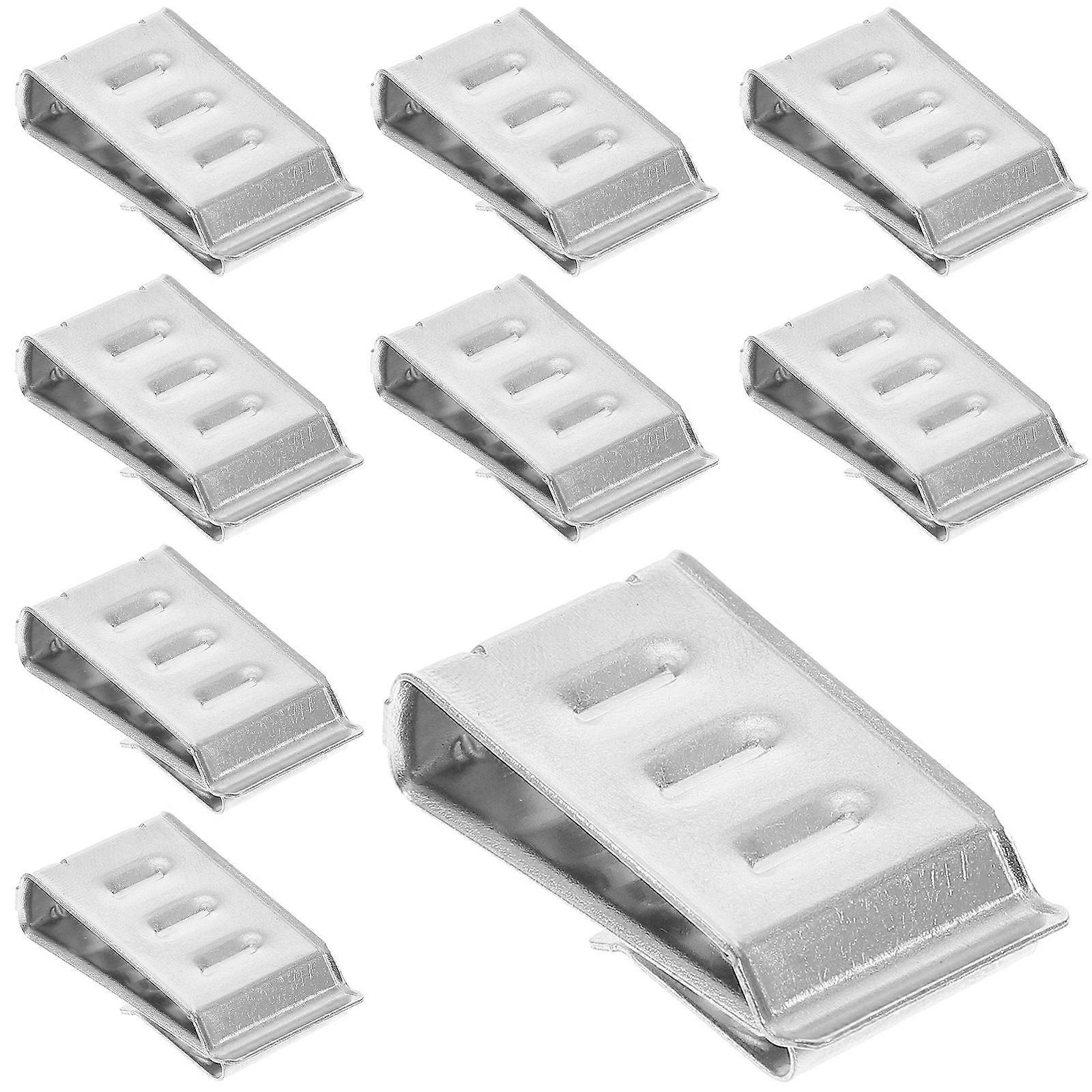 Solar Panel Cable Clip Made of Durable Stainless Steel for Secure Fixation 20pcs Silver