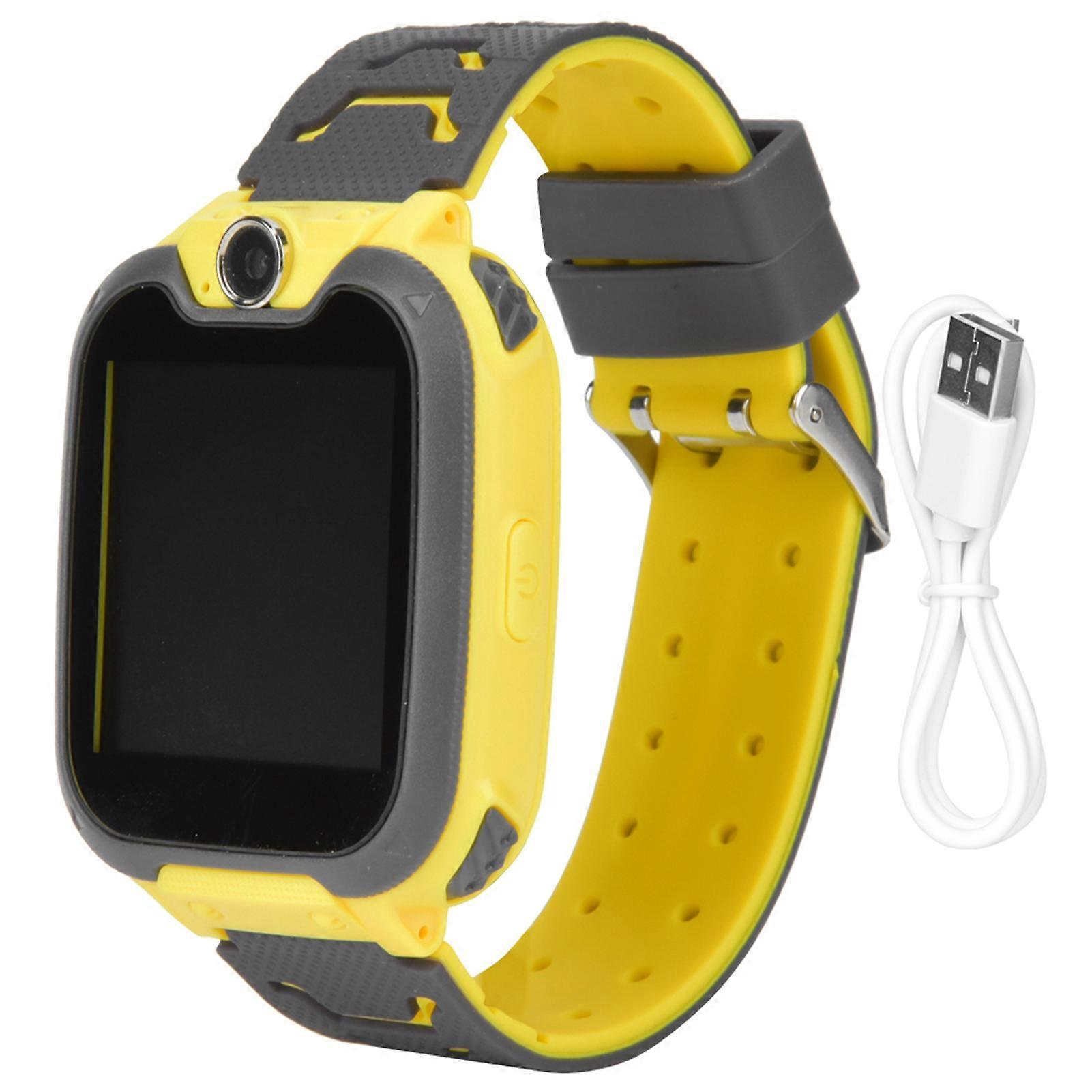 Children's Smart Phone Children Watch with Camera Game and Music Function Watch Xmas Gifts for Boys GirlsYellow