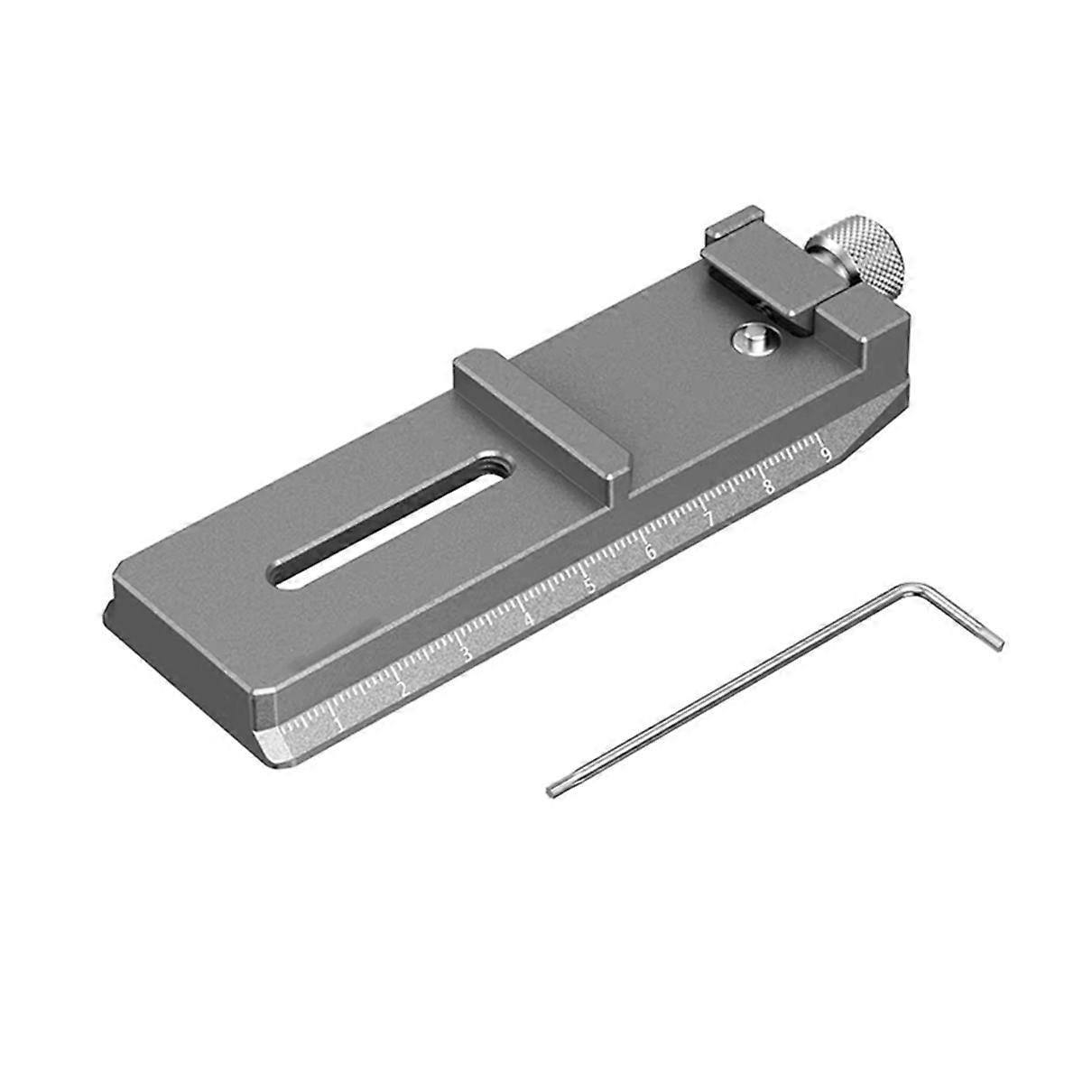 Quick Release Plate for 4 Mini Arca- Compatible Baseplate, Seamless Tripod to Stabilizer Switch