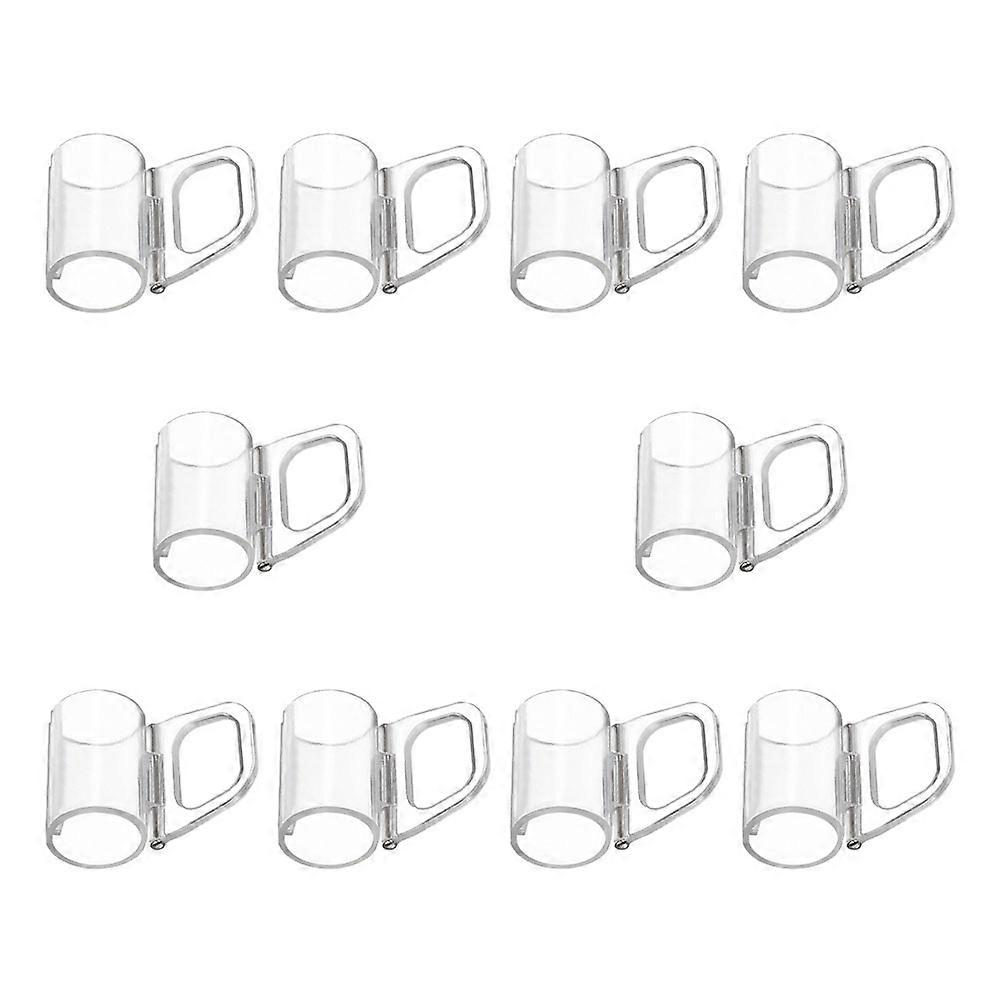 Plastic Blind Clips Clear Roller Shade Clips for Home Use 50Pcs