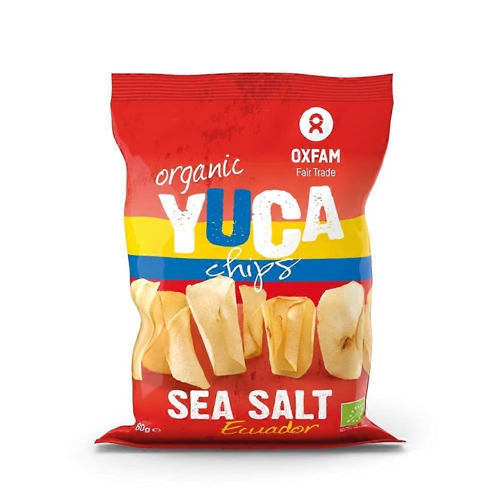 Oxfam Fair Trade ORGANIC Yucachips salt 60g - 24 Pack
