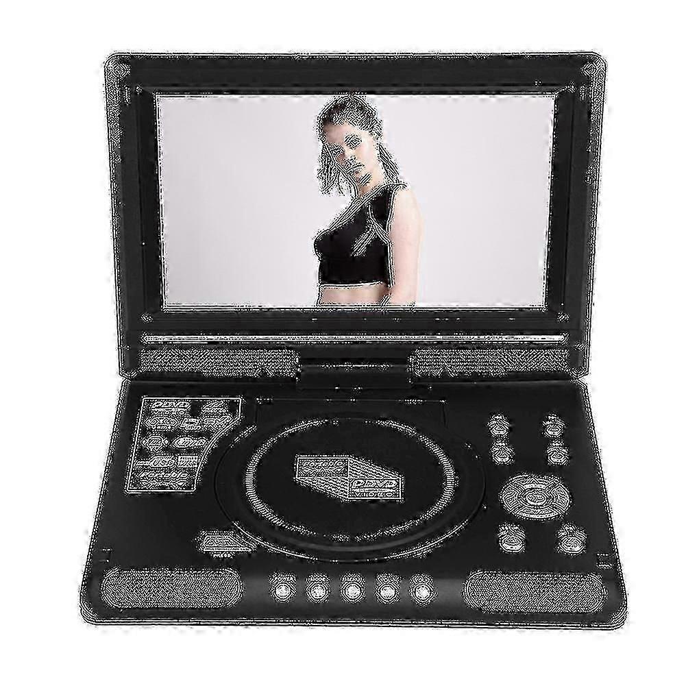 9.8 Inch Portable Mobile Dvd With Mini Tv Hd Player -in Rechargeable Battery Support Sd Card/usb Po