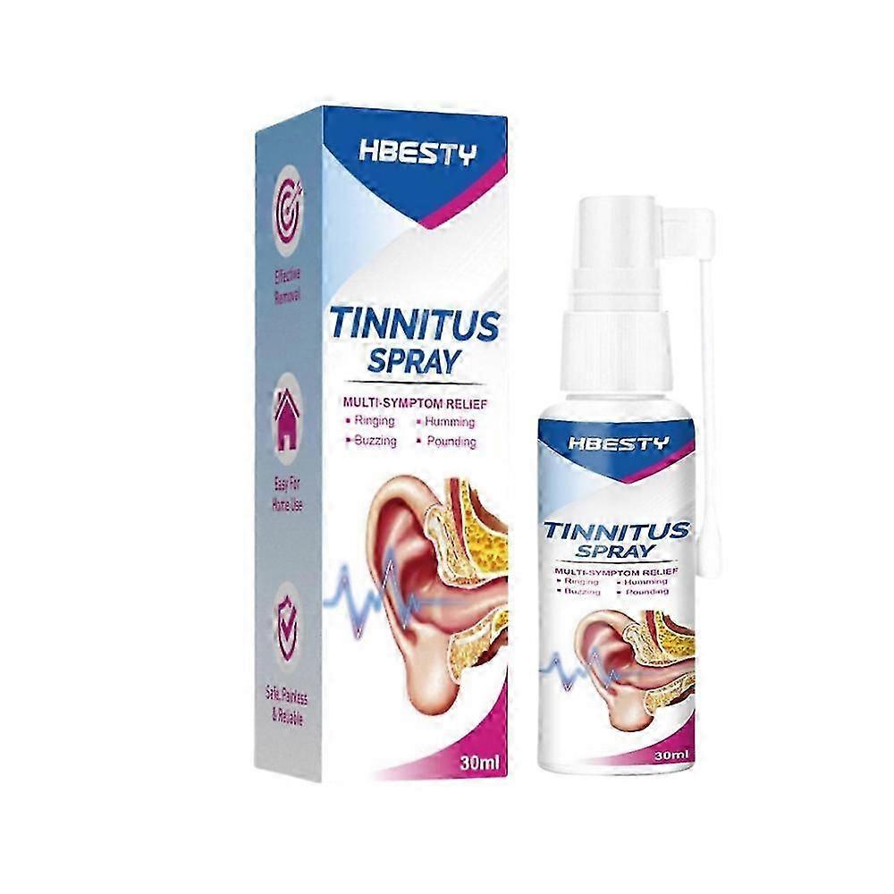 1-3x Tinnitus Relief Spray for Ear Ringing & Hearing Improvement in 30ml Solution