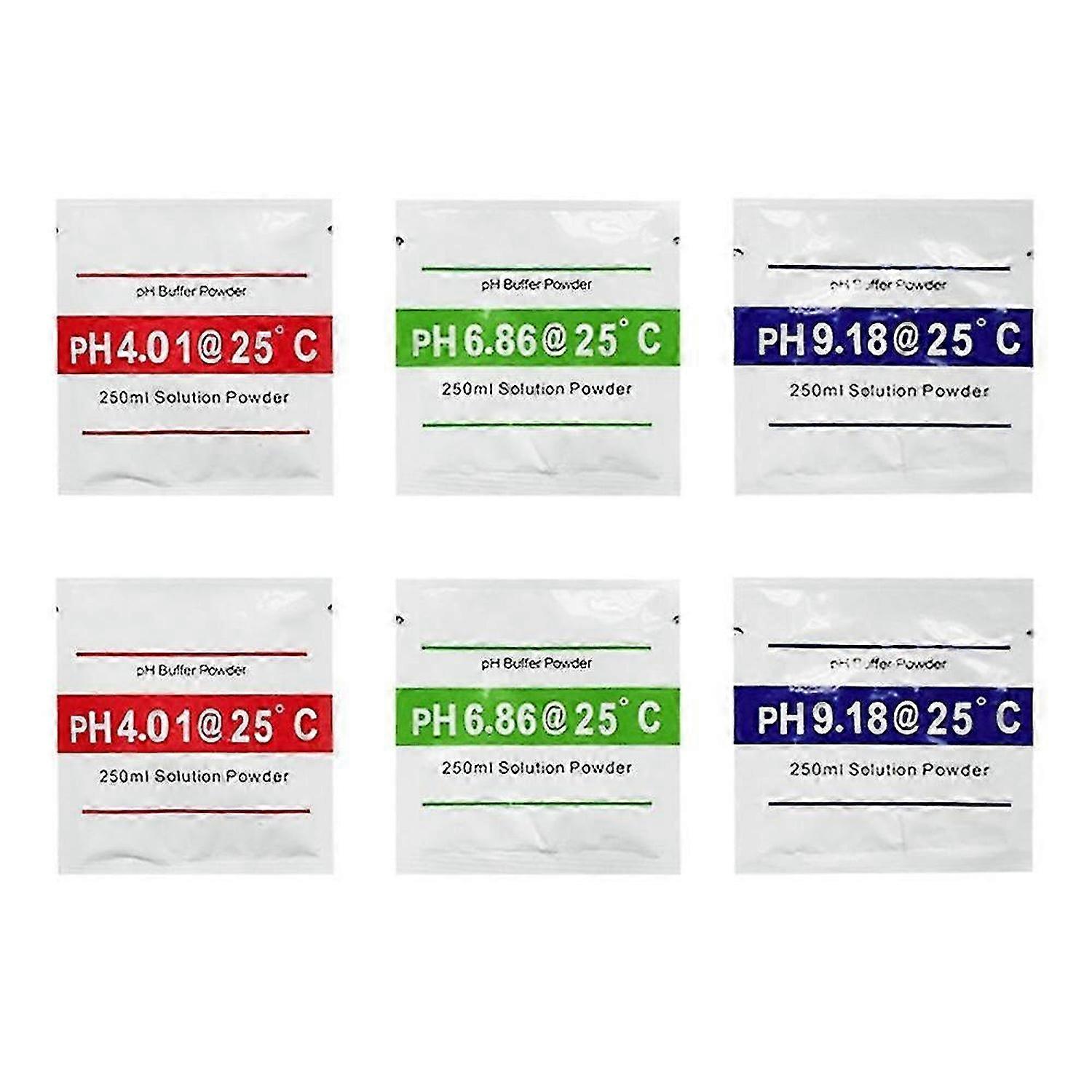 PH Meter Calibration Point 3 Type PH Buffer Powder Set Measure Calibration Solution Powder For PH Te
