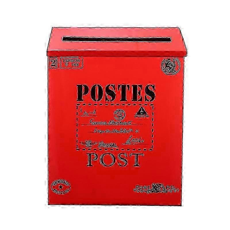 1pc Multifunctional Letter Box Durable Post Box Decor Photo Props For Decoration