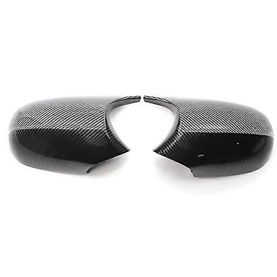 For Car Carbon Fiber Pattern Rearview Mirror Cover Side Mirror Case