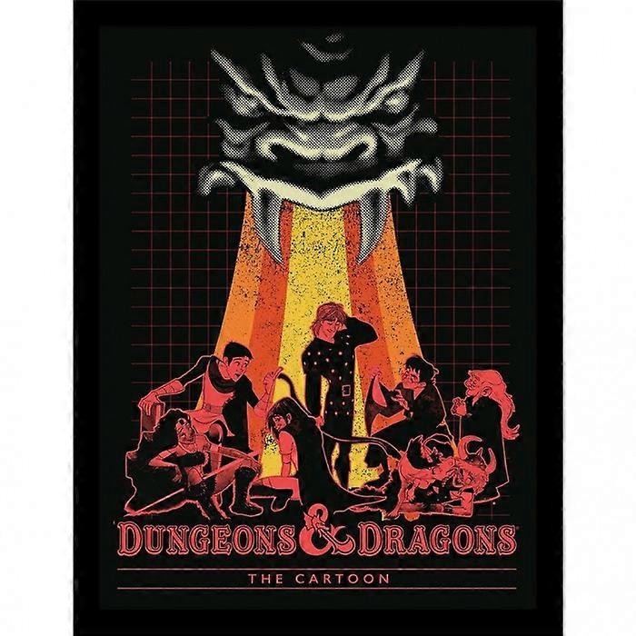 Dungeons & Dragons The Cartoon Vhs Framed Poster