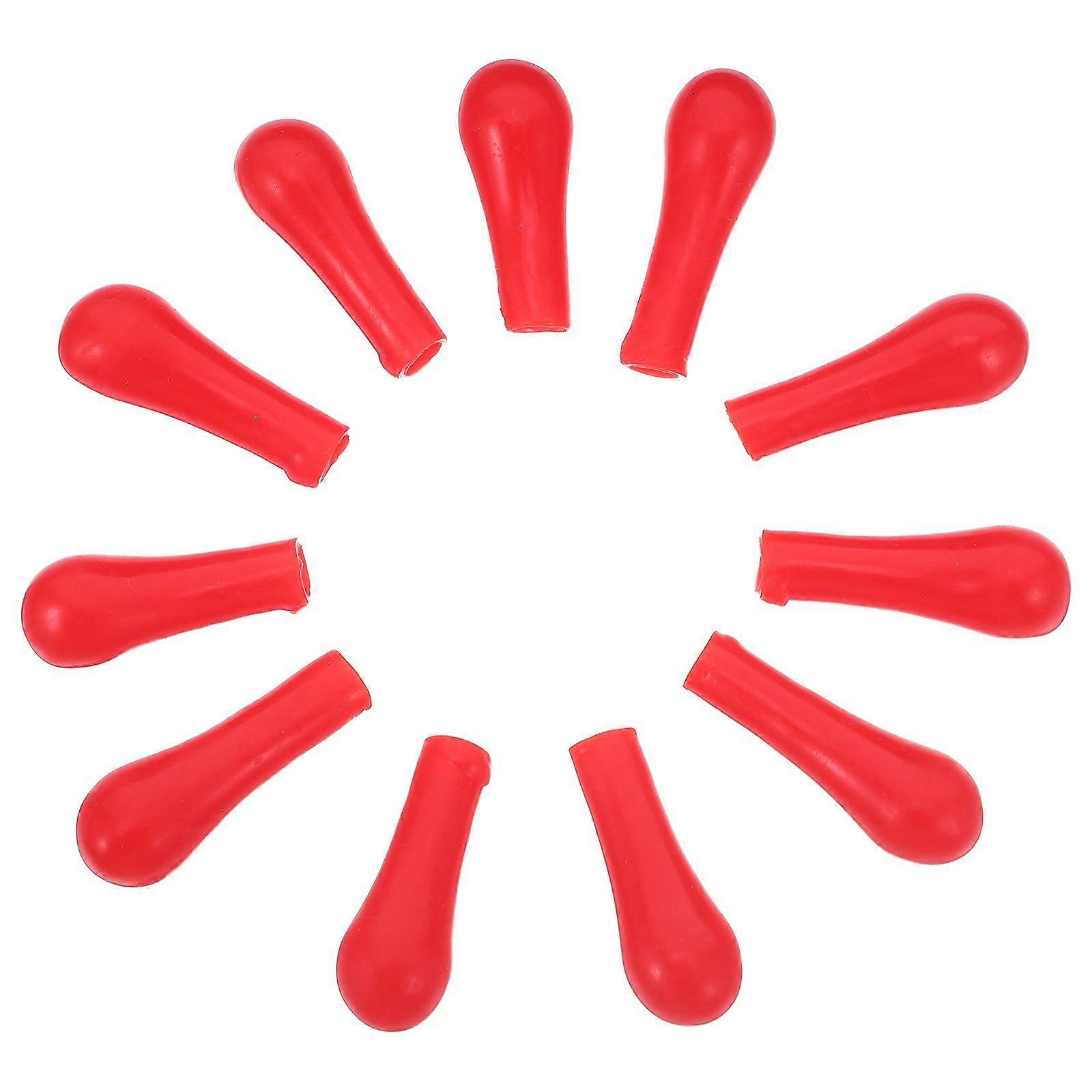 100pcs Laboratory Pipette Caps: Precision Red Pipette Dropper Bulb Cap For Science Experiments Chemistry Teaching Research Laboratory Supplies