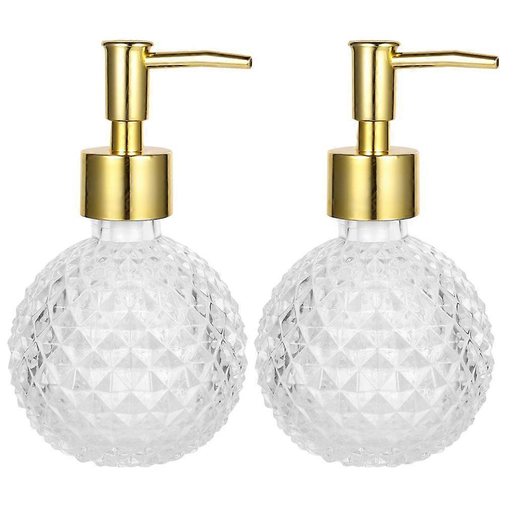 2pcs Soap Dispenser Refillable Pump Bottle Lotion Container Shampoo Conditioner Dispenser