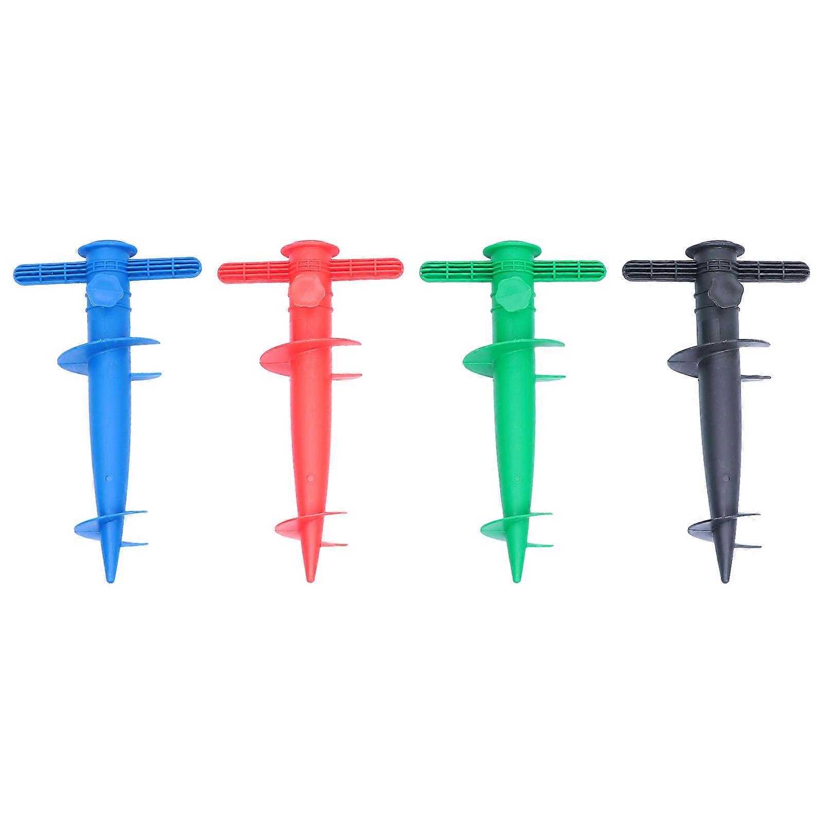 Plastic Umbrella Stand Sun Shade Support for Holding Umbrella 4Pcs