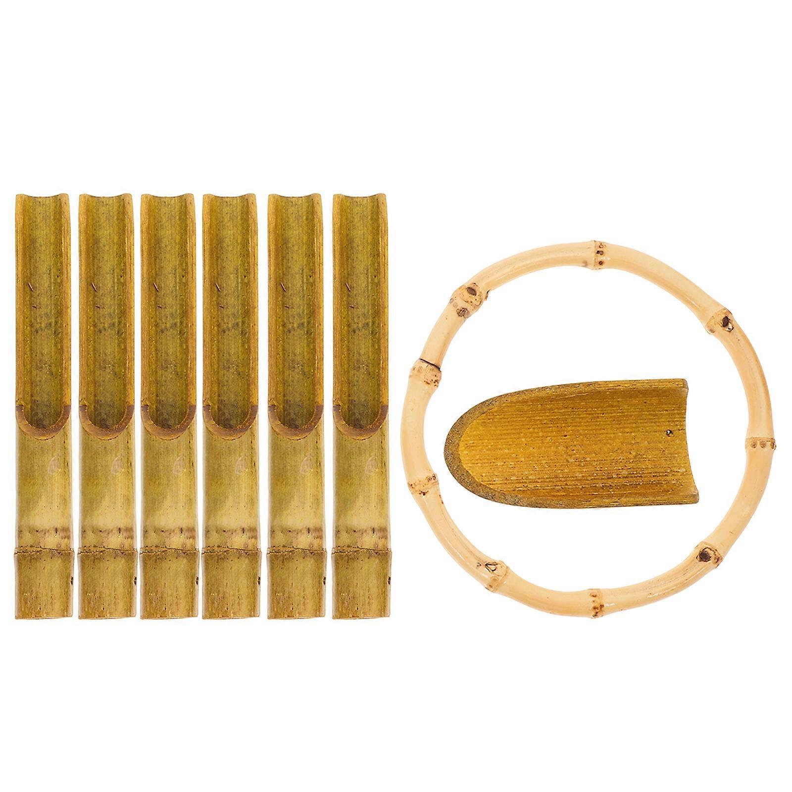 Patio Decor Wind Chimes Bamboo Wind Chime Kit for DIY 3Sets