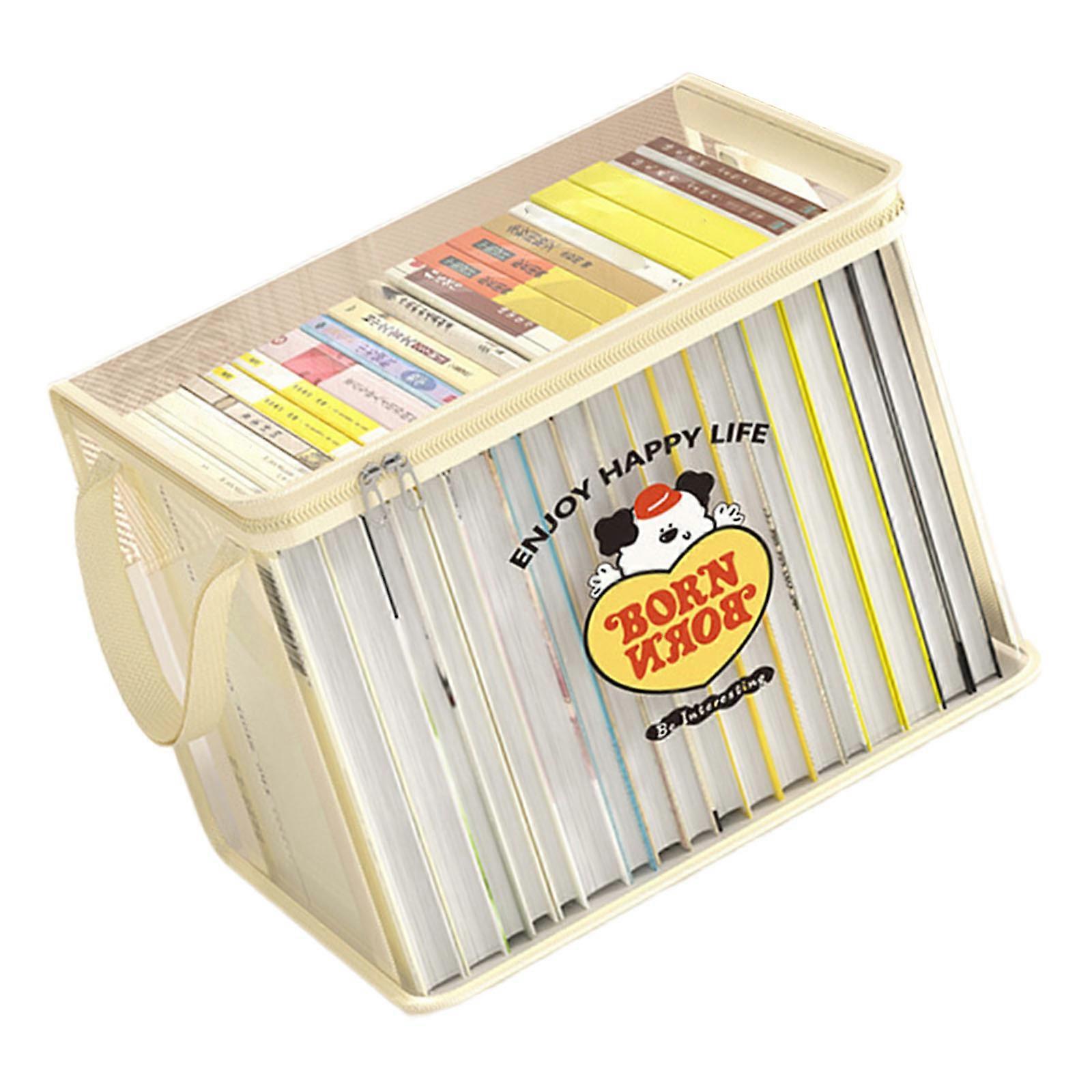 Space Saving Foldable Storage Box With Handles Durable PVC Construction For Clothes Toy Organization Multicolor