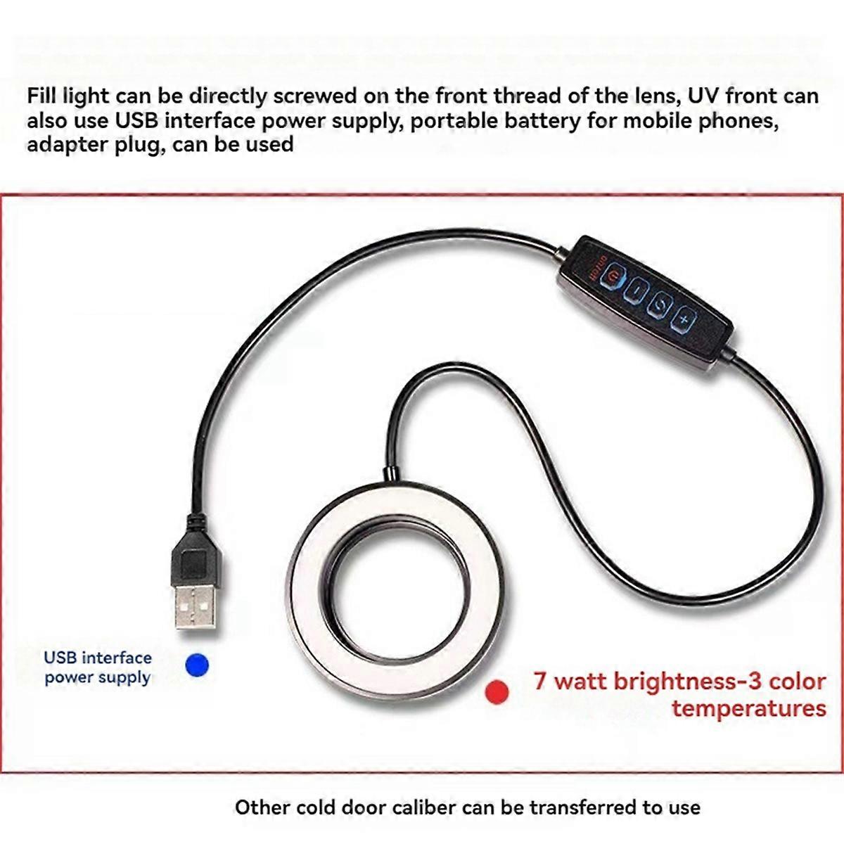 LED Macro Ring Light for Cameras Universal