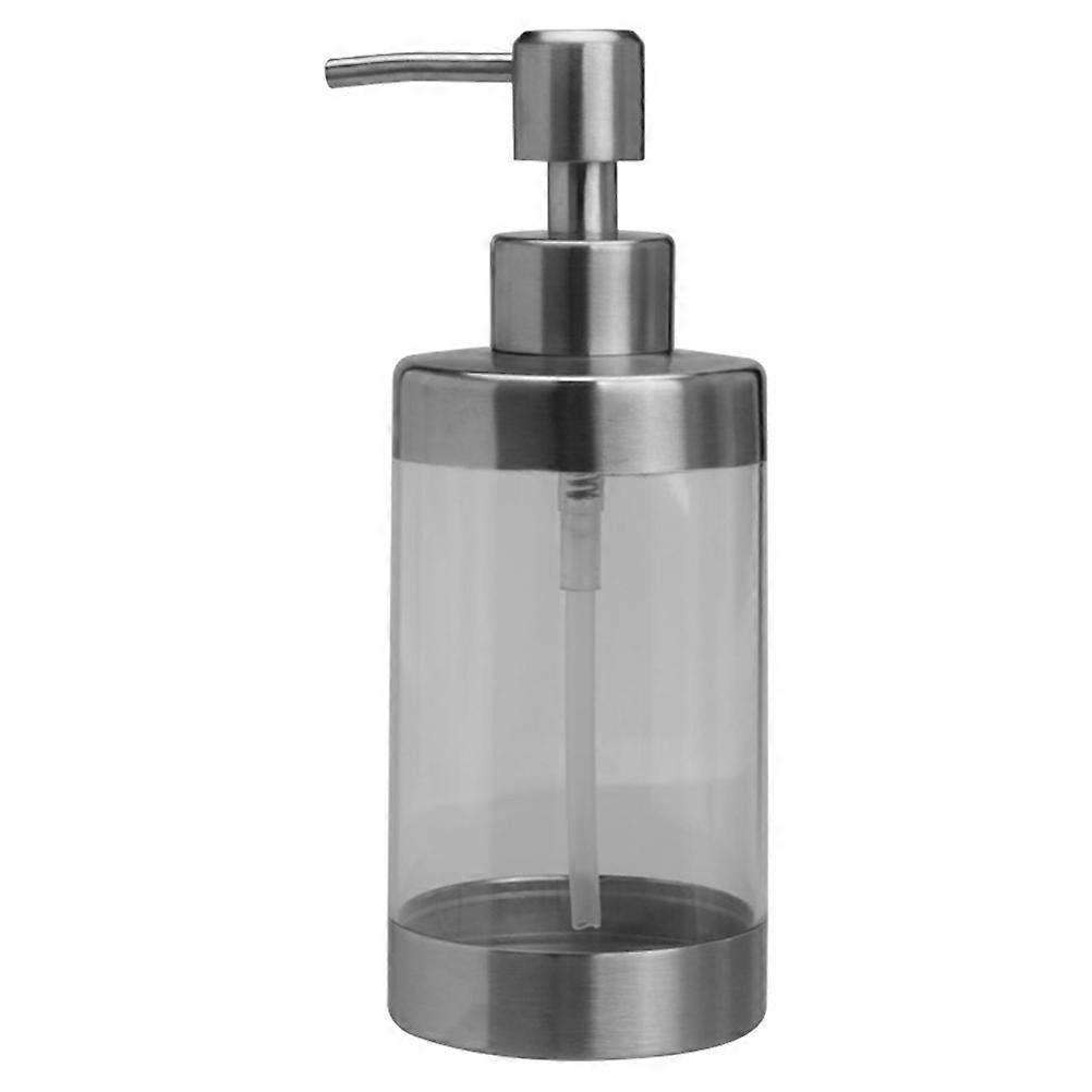 Empty Pump Bottle Liquid Soap Dispenser for Storage Stainless Steel 6Pcs