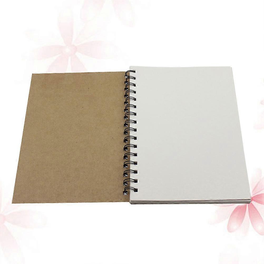 Spiral Notebook for Drawing 2Pcs with Blank White Pages