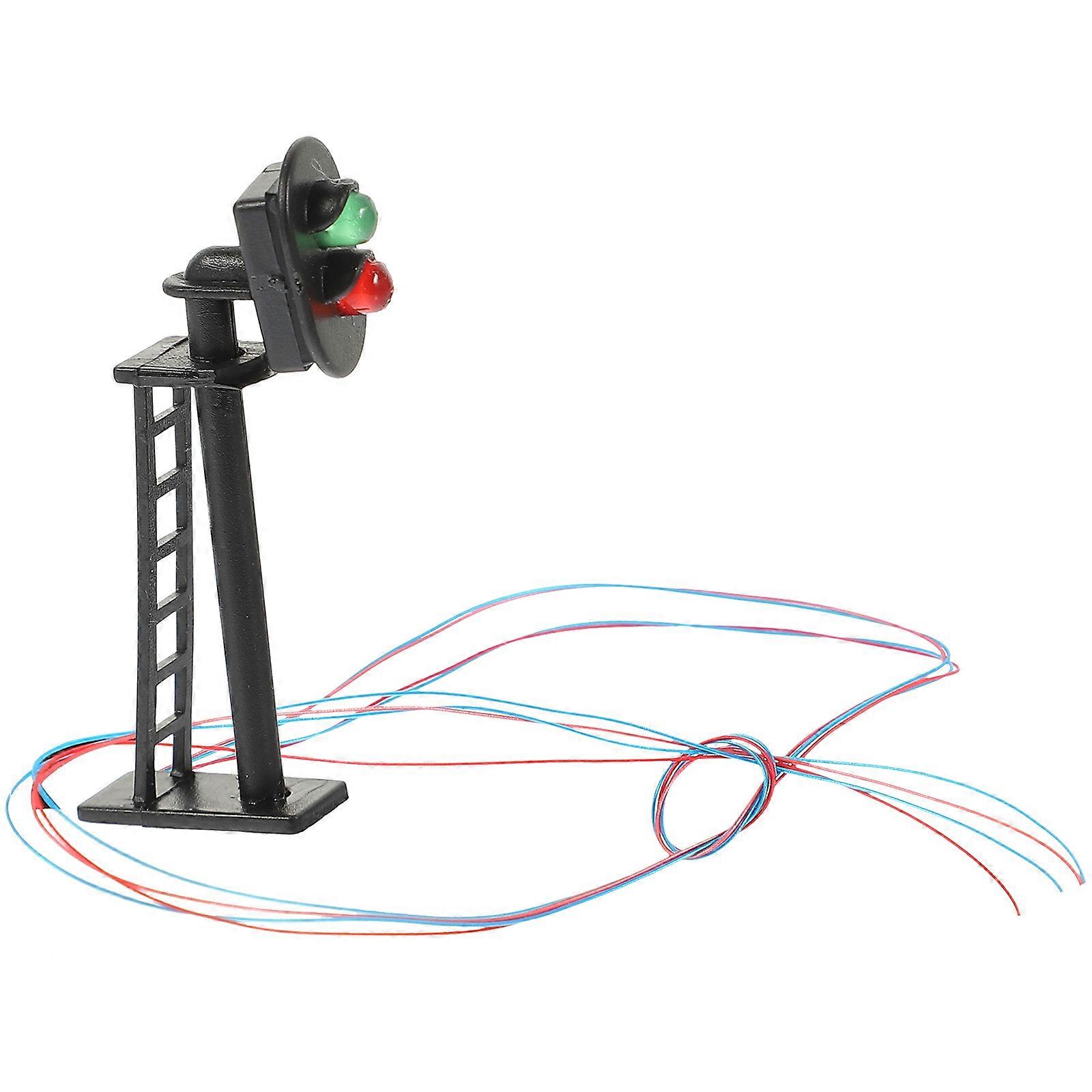 Red Green Light Model Traffic Light Model for Decor Black Plastic