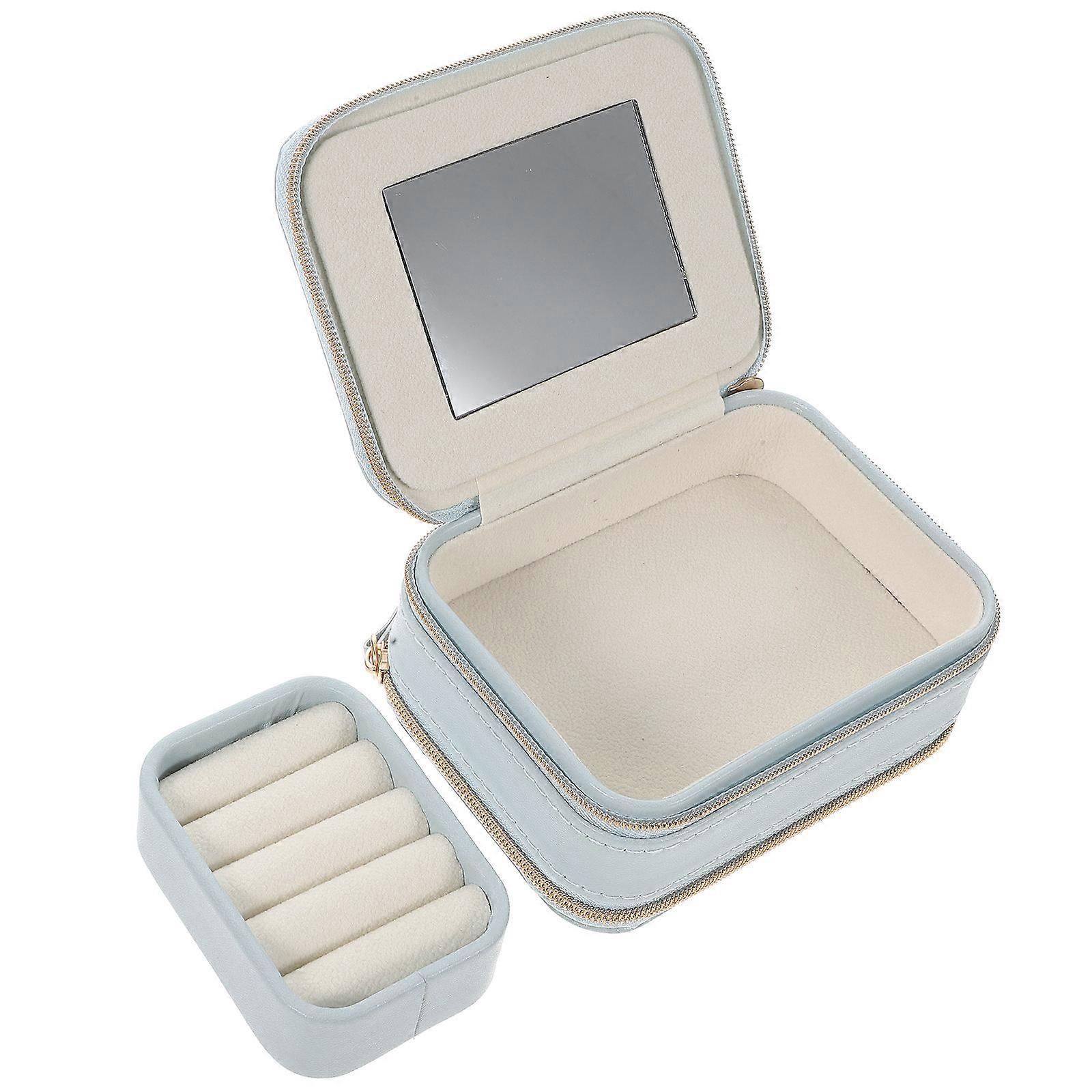 Jewelry Box Travel Large Capacity Storage for Girlfriends Simple Design 1Set