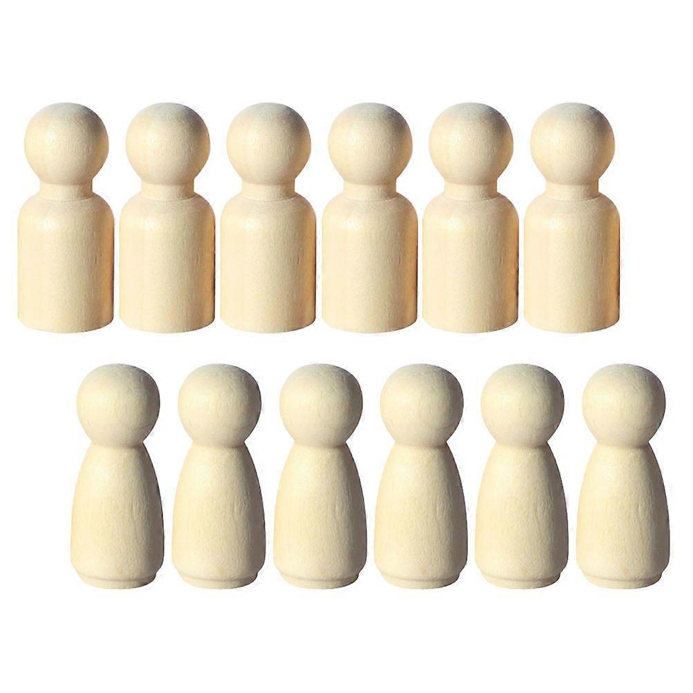 Micro Landscape Wooden Doll for Decorating 24Pcs Sand Table Supply Set