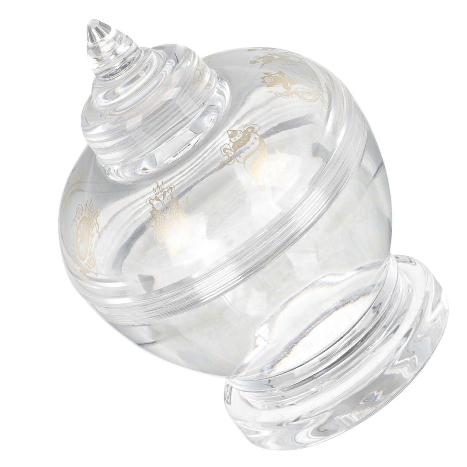White Acrylic Decoration for Storage Use 4Pcs Tower Statue