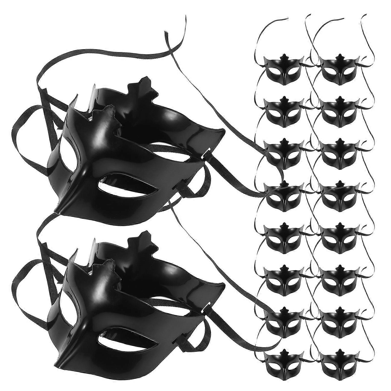 Halloween DIY Mask Base Plastic Mask Base for Event 40Pcs