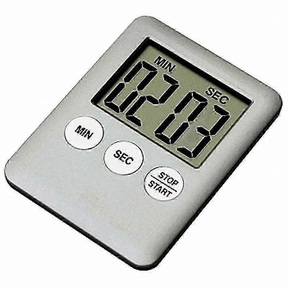 Magnetic Kitchen Timer with LCD Display for Count-Up and Count-Down Timing